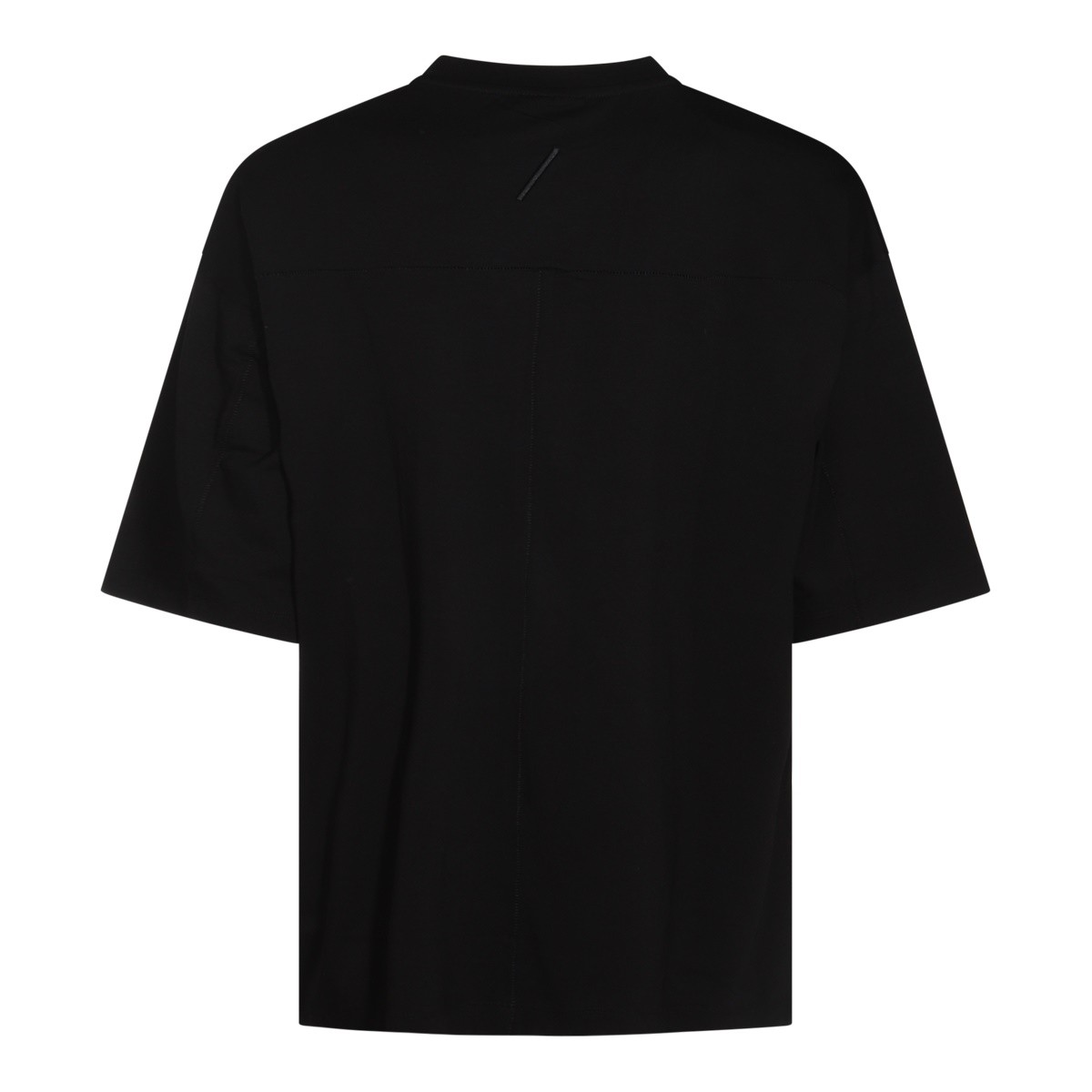 BLACK COTTON T-SHIRT