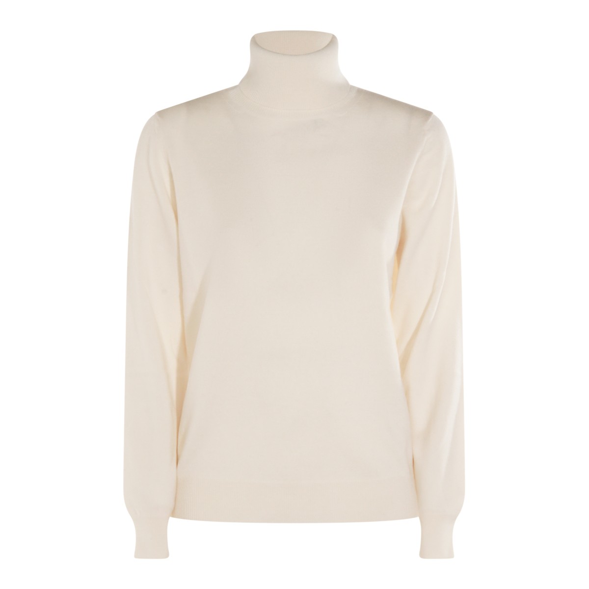 WHITE CASHMERE KNITWEAR