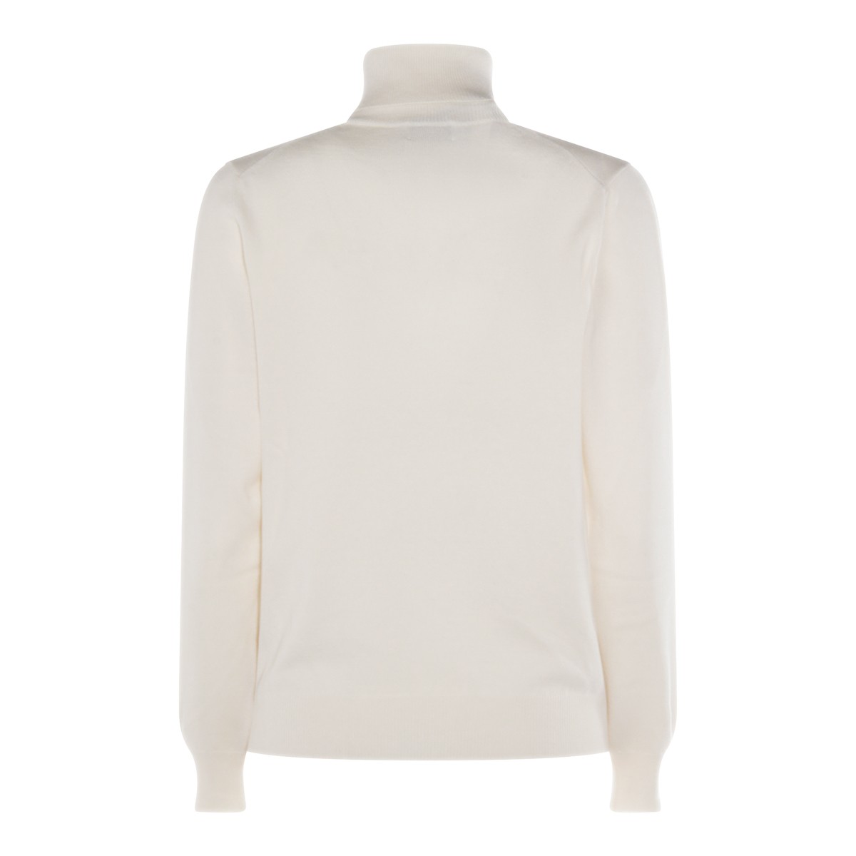 WHITE CASHMERE KNITWEAR