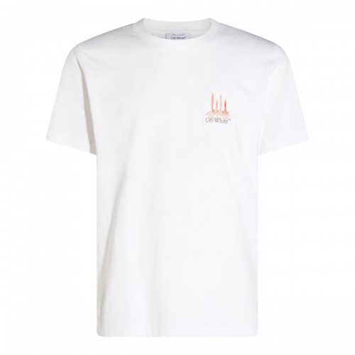 WHITE COTTON T-SHIRT