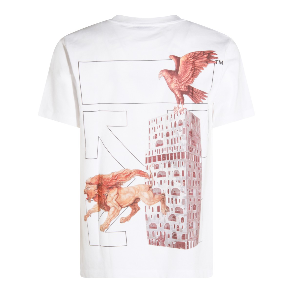 WHITE COTTON T-SHIRT