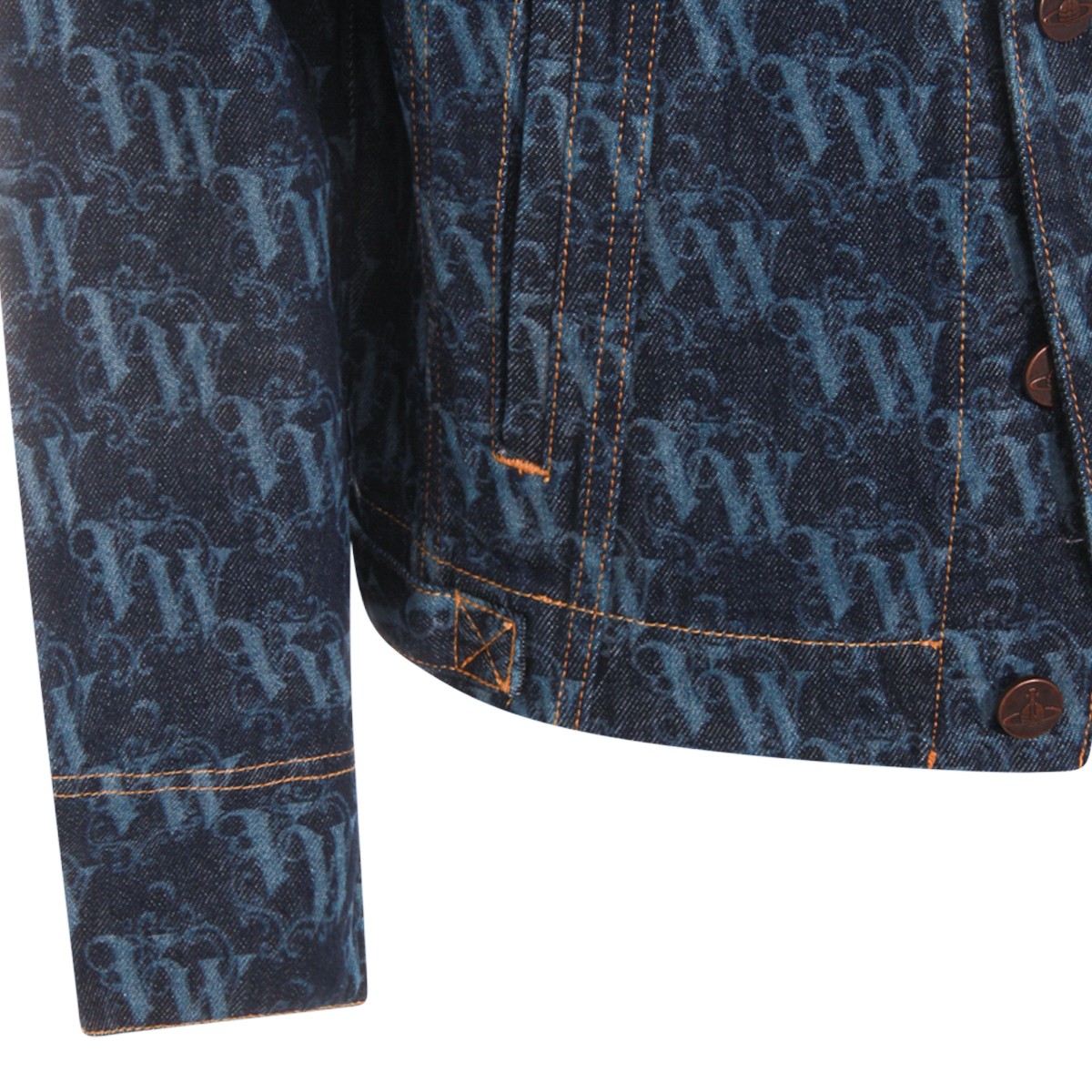 BLUE COTTON DENIM JACKET