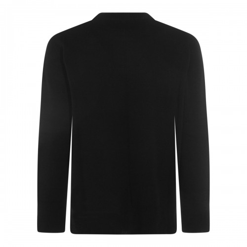 BLACK WOOL KNITWEAR