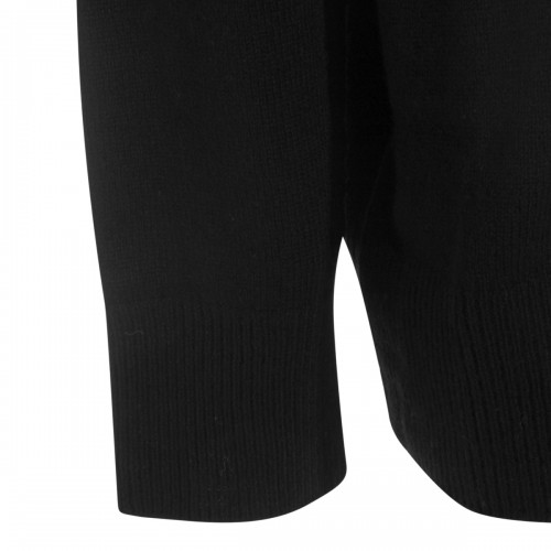BLACK WOOL KNITWEAR