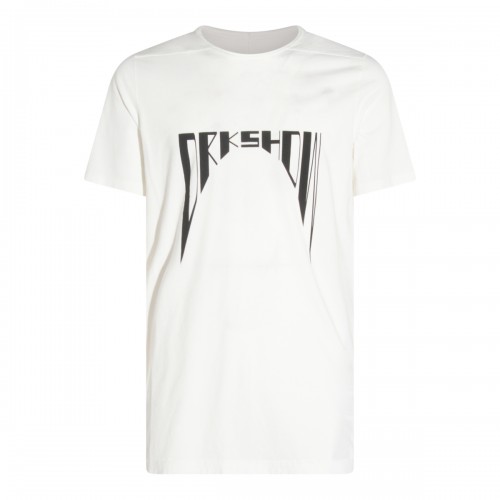 WHITE COTTON LEVEL T T-SHIRT