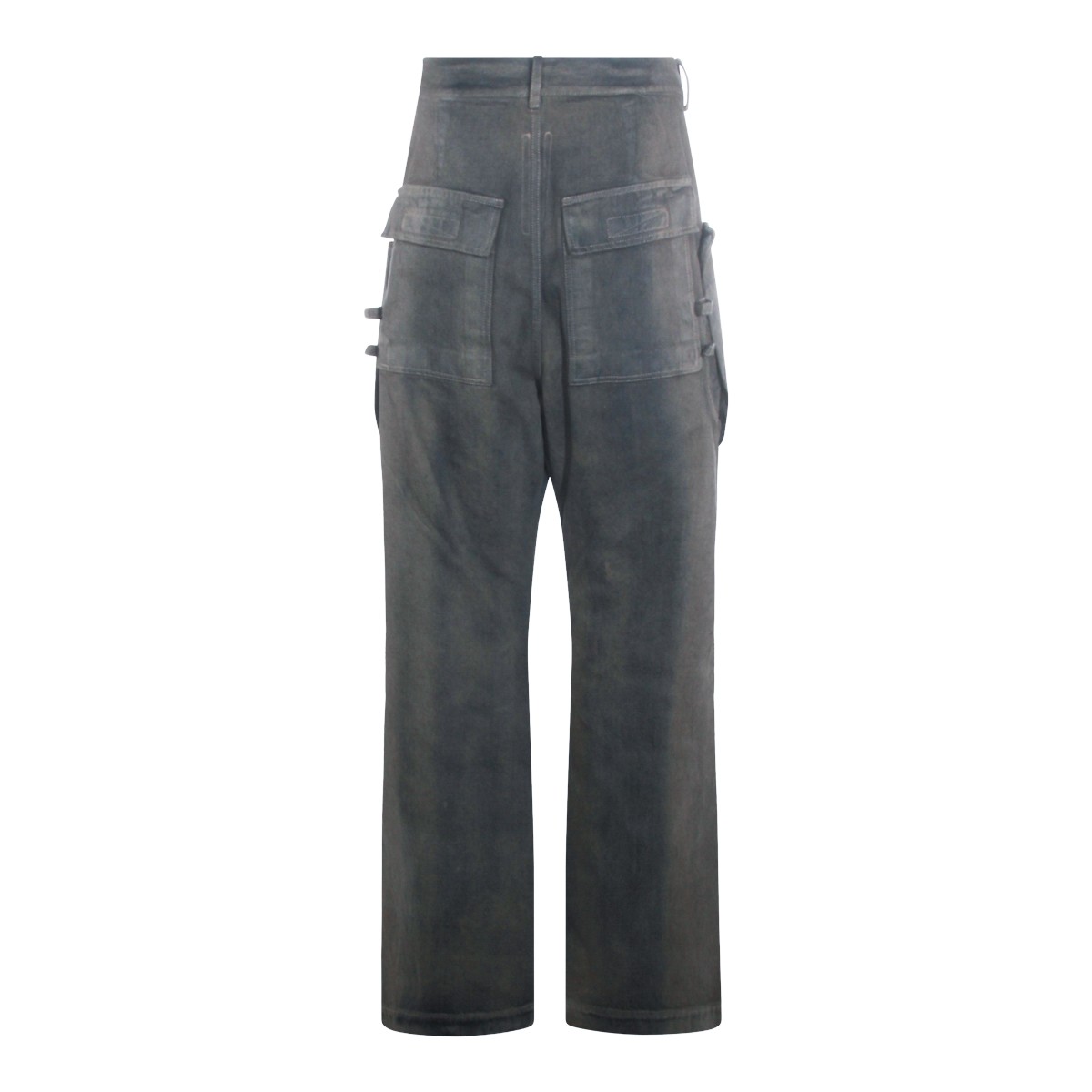 DARK GREY COTTON STEFAN CARGO JEANS