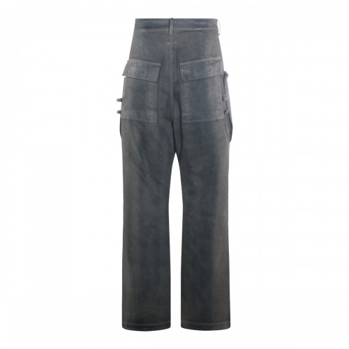 DARK GREY COTTON STEFAN CARGO JEANS