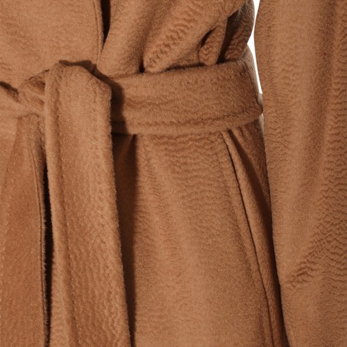 BROWN WOOL MANUELA COAT