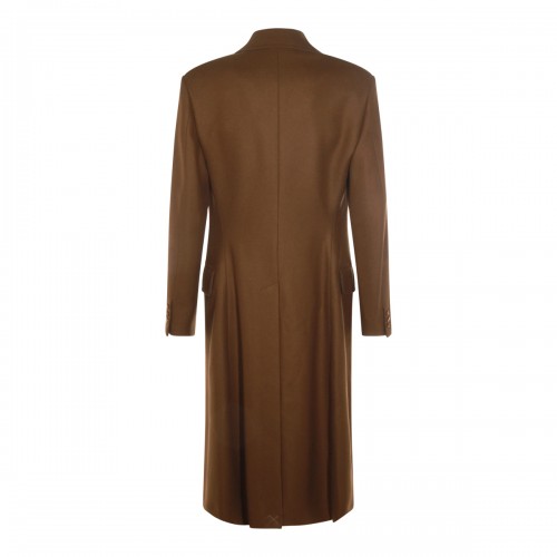 BROWN WOOL COAT 2