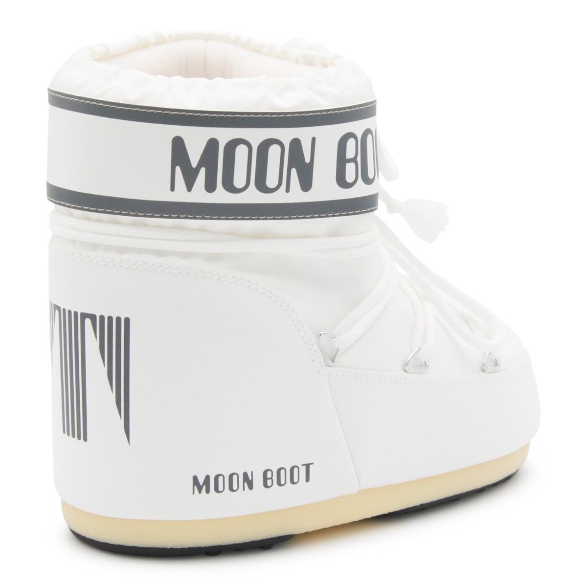 WHITE ICON LOW NYLON BOOTS