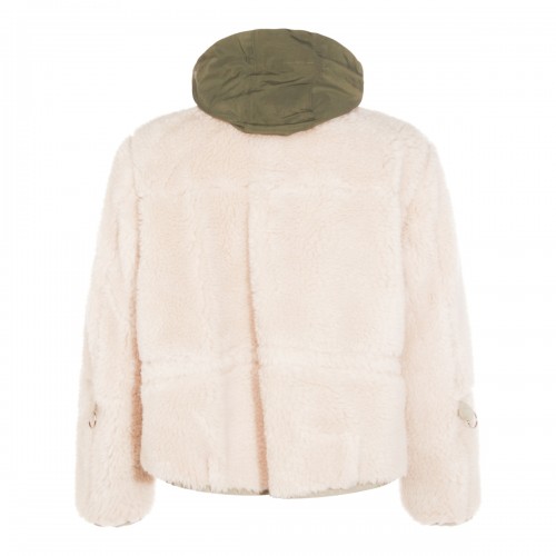 CREAM AND GREEN CASUAL JACKET 2