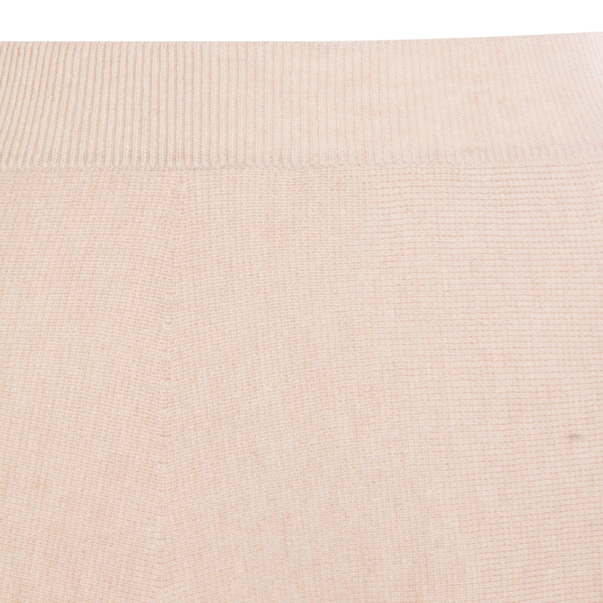 BEIGE WOOL GIBERNA SKIRT