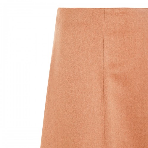 BEIGE WOOL GENEVE SKIRT