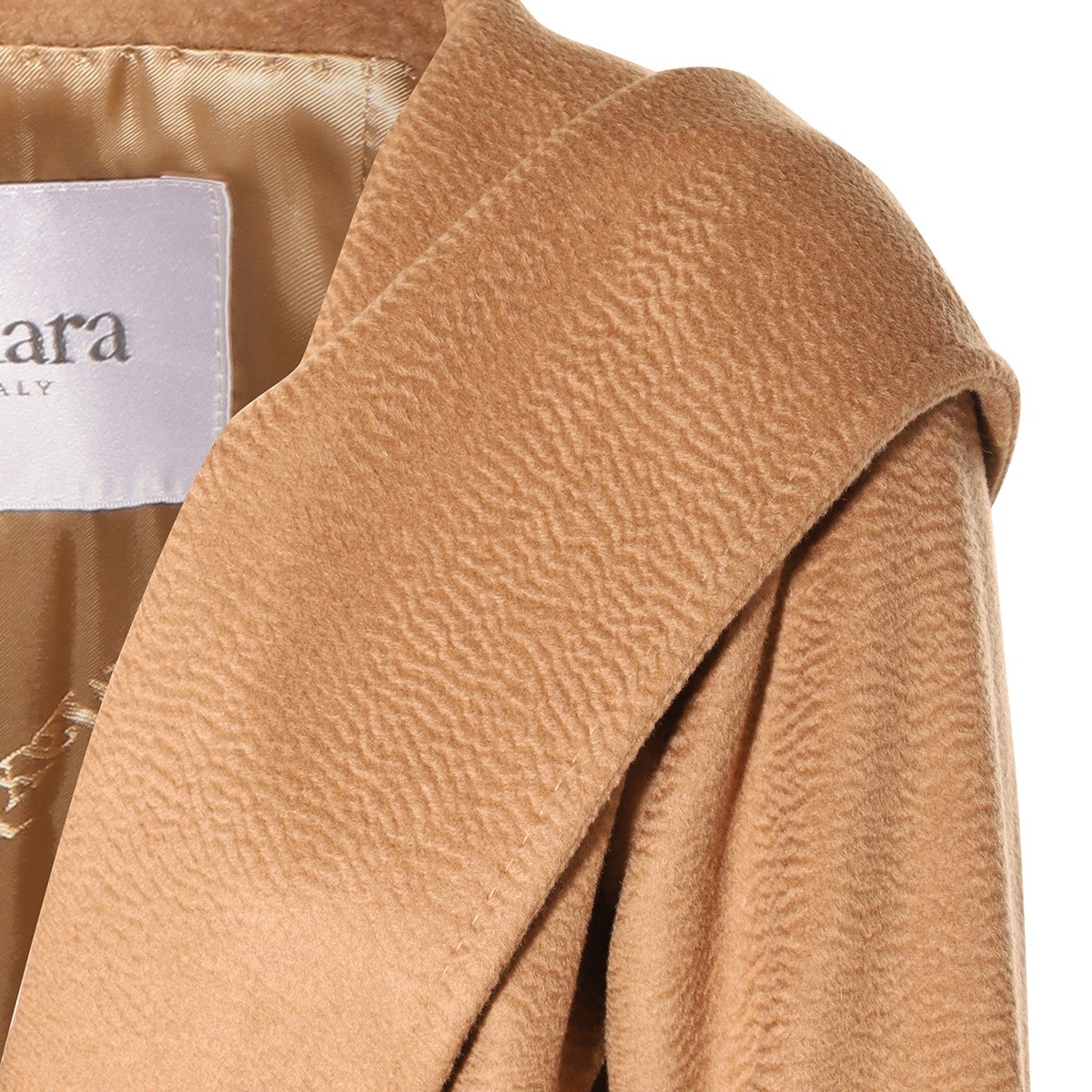 LIGHT BROWN WOOL RIALTO COAT
