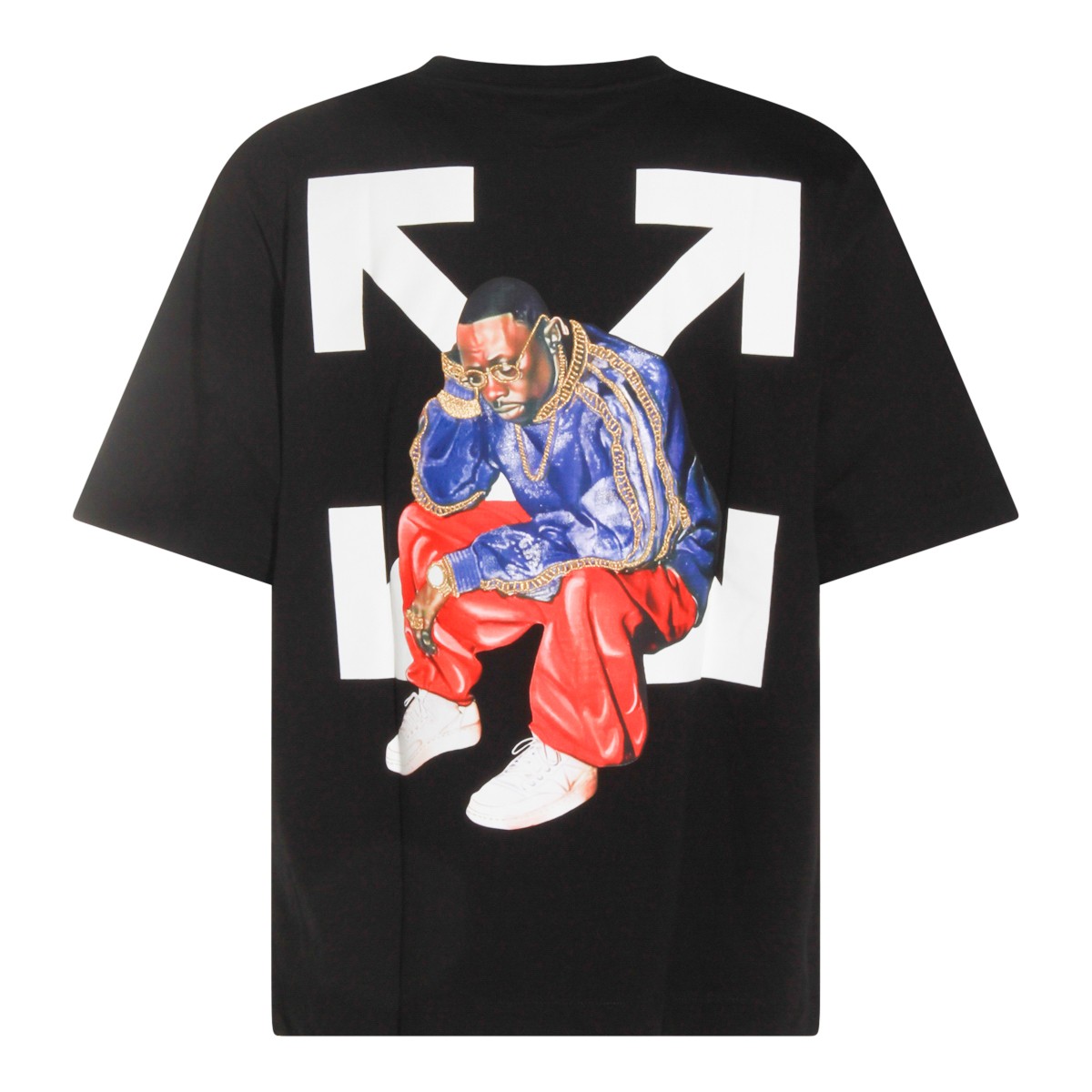 BLACK COTTON T-SHIRT