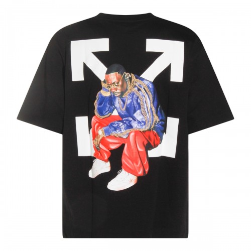 BLACK COTTON T-SHIRT