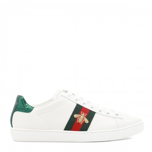 WHITE LEATHER SNEAKERS