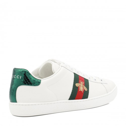 WHITE LEATHER SNEAKERS