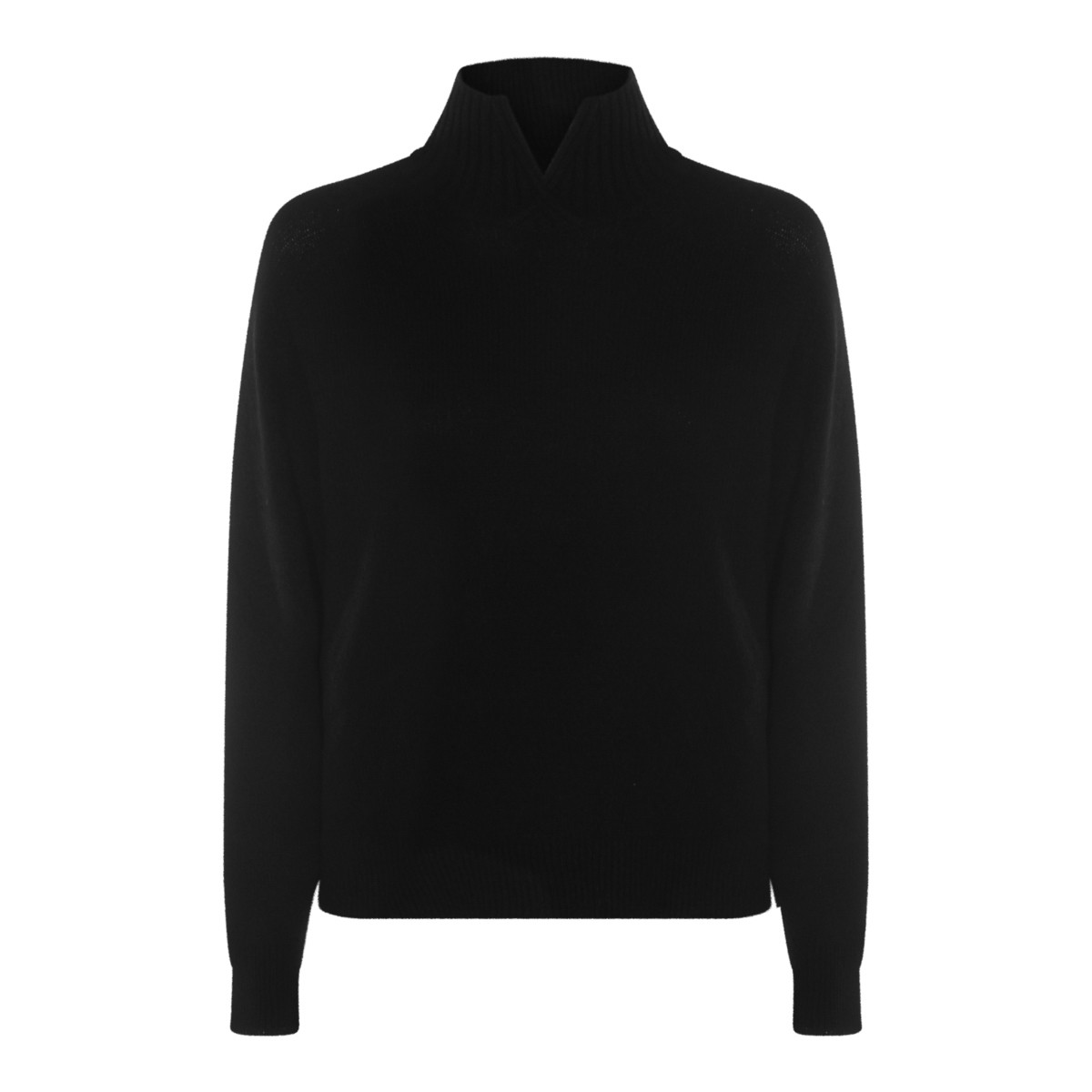 BLACK CASHMERE KNITWEAR