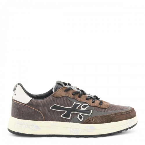 BROWN LEATHER NOUS SNEAKERS