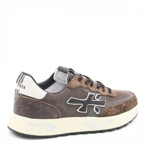 BROWN LEATHER NOUS SNEAKERS
