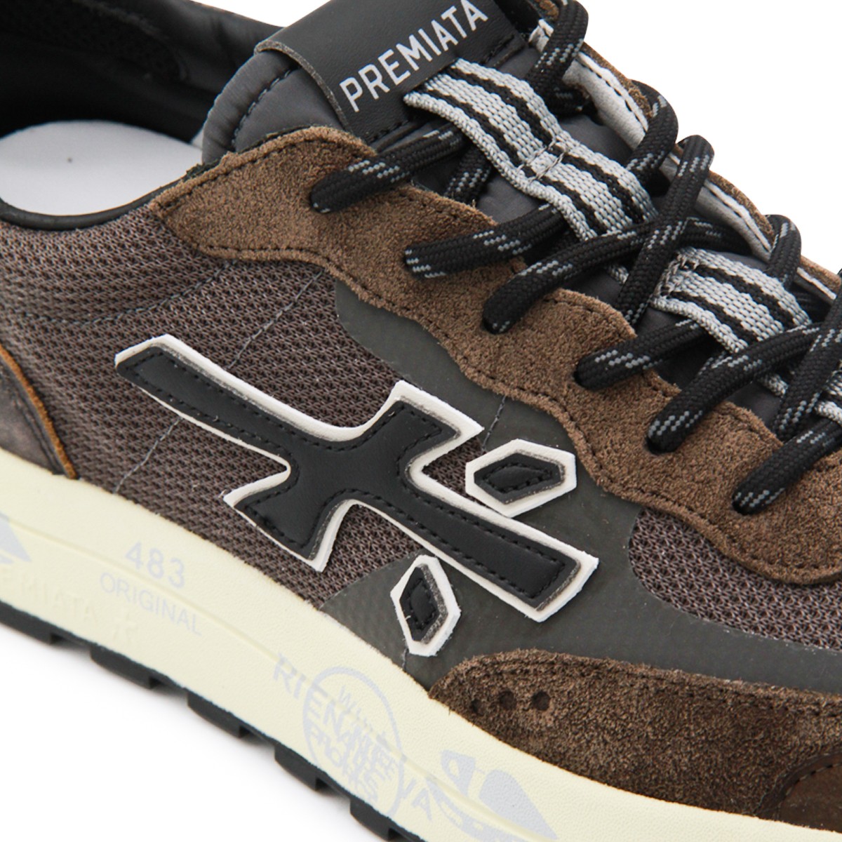 BROWN LEATHER NOUS SNEAKERS