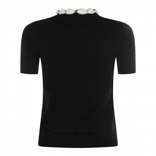 BLACK WOOL KNITWEAR