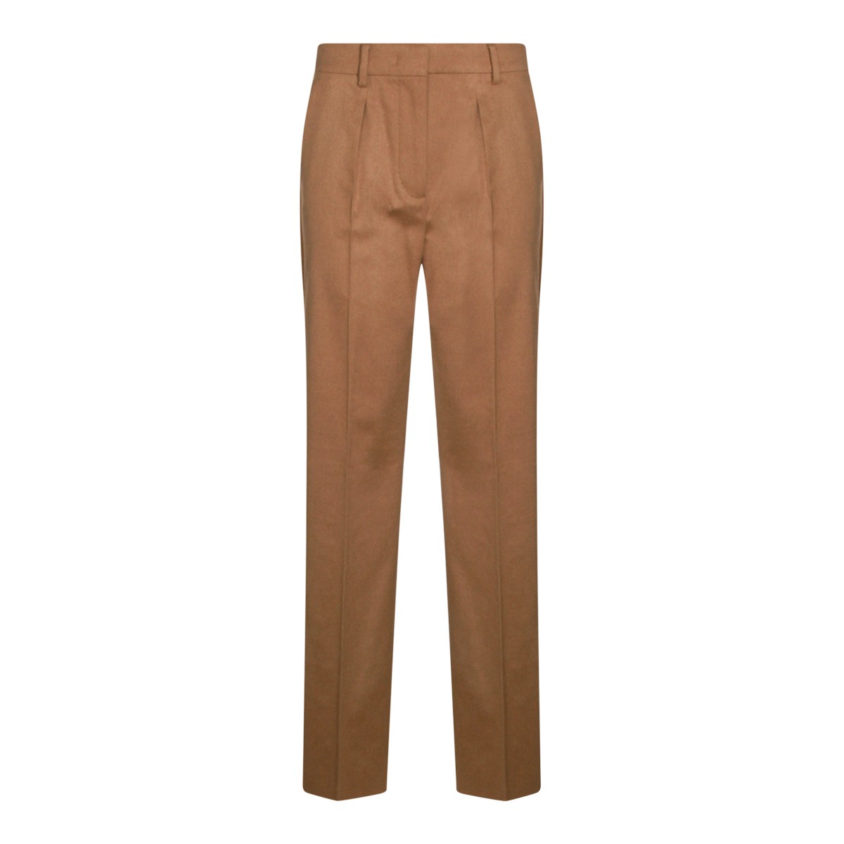 BROWN COTTON CARBONE PANTS