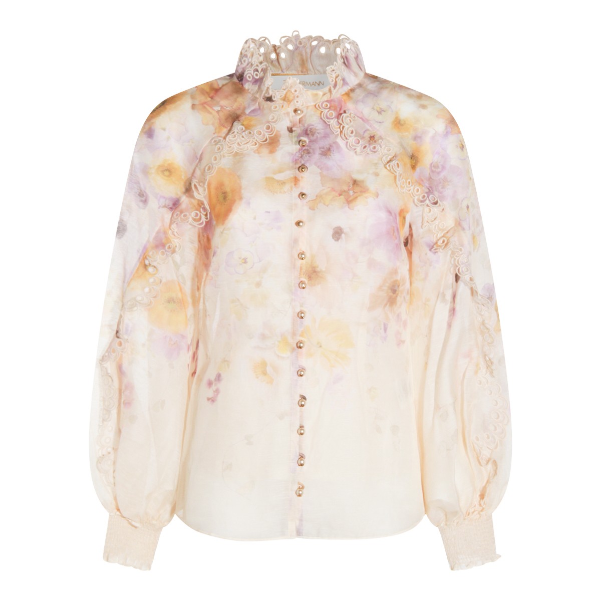 MULTICOLOR LINEN TOP