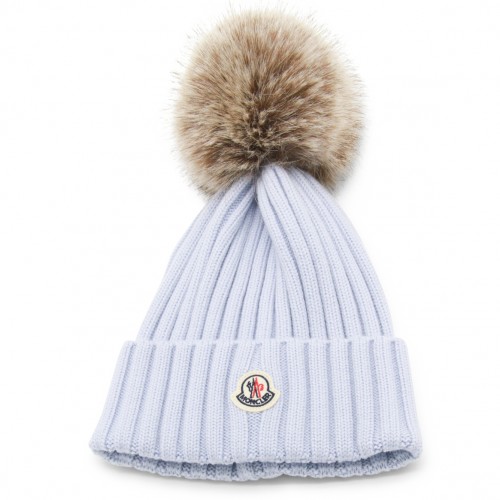 LIGHT BLUE WOOL HAT