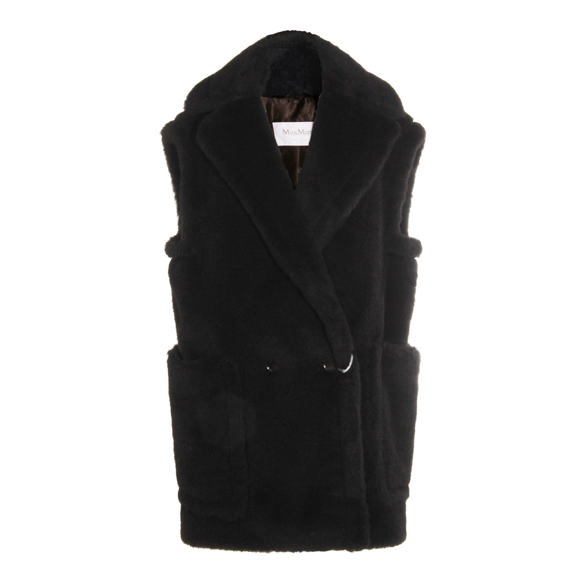 BLACK LEATHER BORMIDA1234 COAT