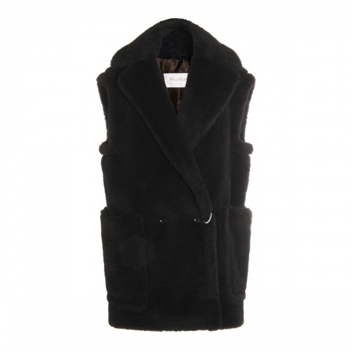 BLACK LEATHER BORMIDA1234 COAT