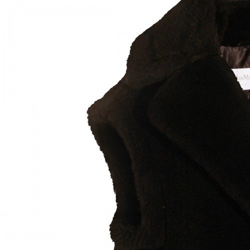 BLACK LEATHER BORMIDA1234 COAT