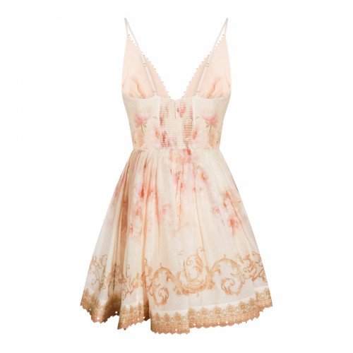 CREAM LINEN DRESS