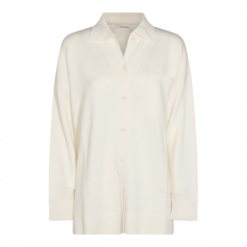 WHITE WOOL BULL KNITWEAR