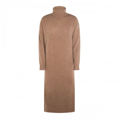 BROWN CASHMERE SUMMER KNITWEAR