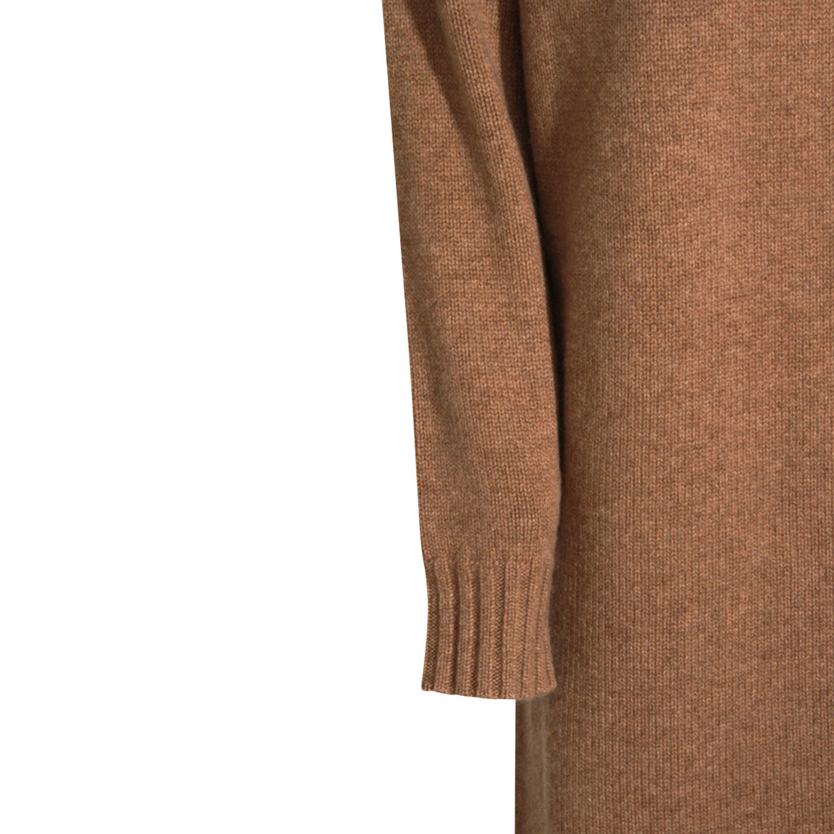 BROWN CASHMERE SUMMER KNITWEAR