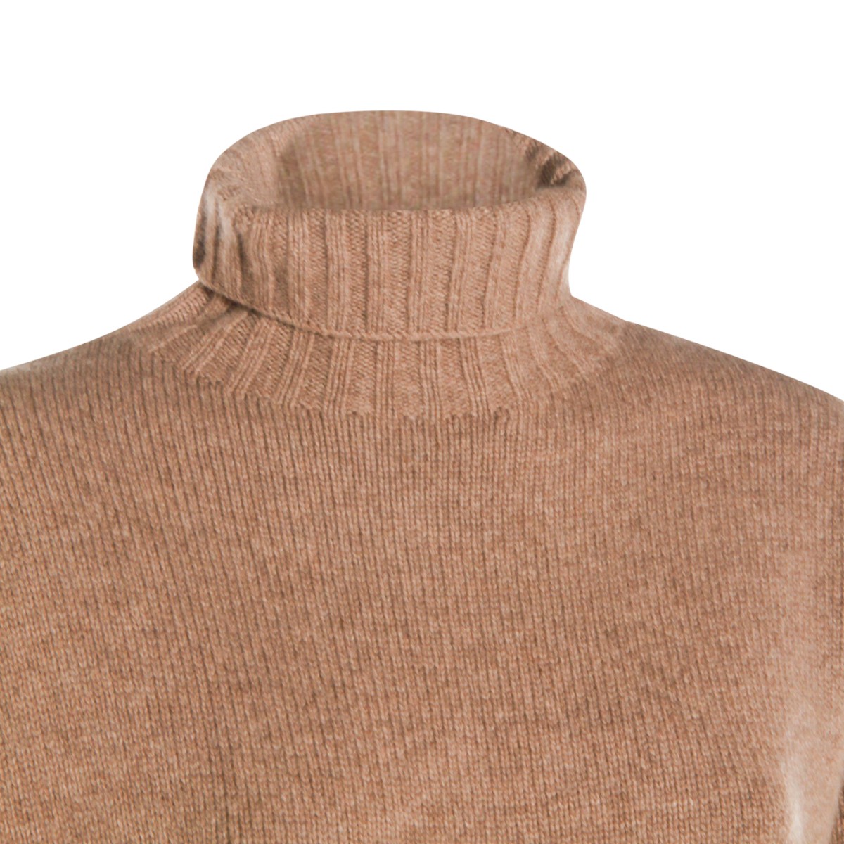 BROWN CASHMERE SUMMER KNITWEAR