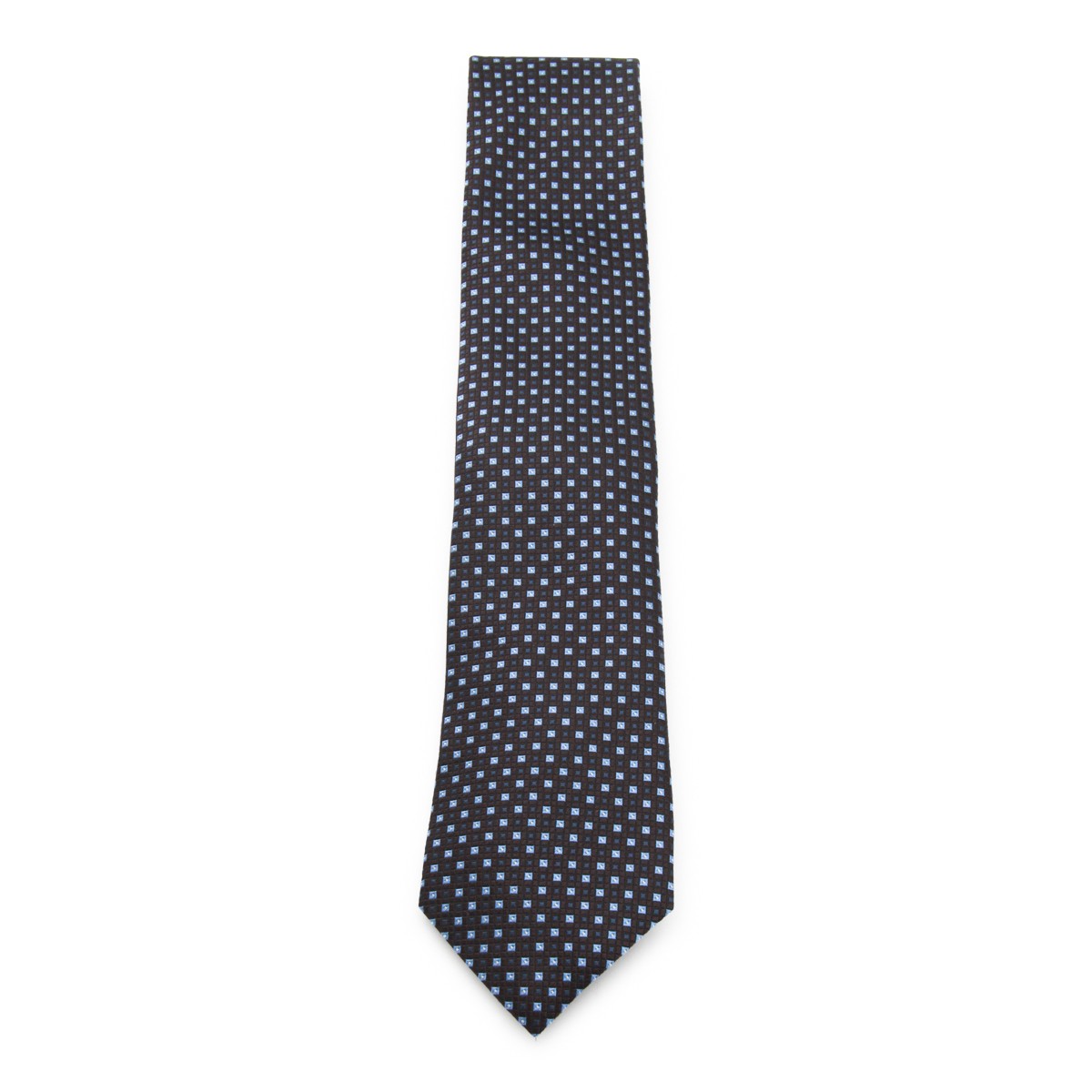 BROWN SILK TIE