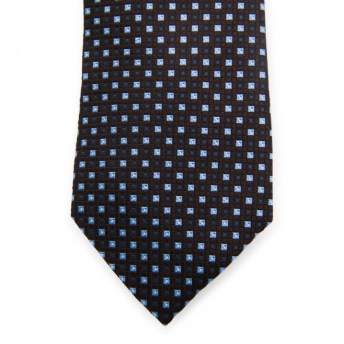 BROWN SILK TIE