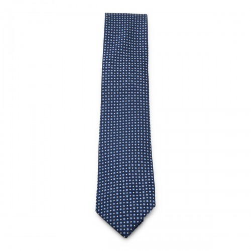 NAVY SILK TIE