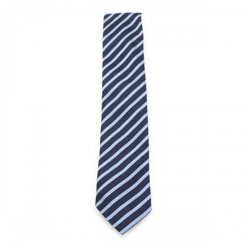 NAVY SILK TIE
