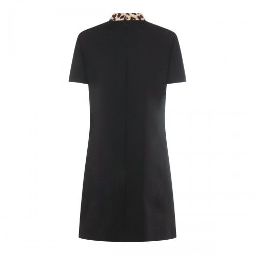 BLACK WOOL DRESS