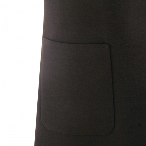 BLACK WOOL DRESS