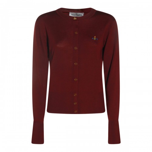 DARK RED WOOL KNITWEAR