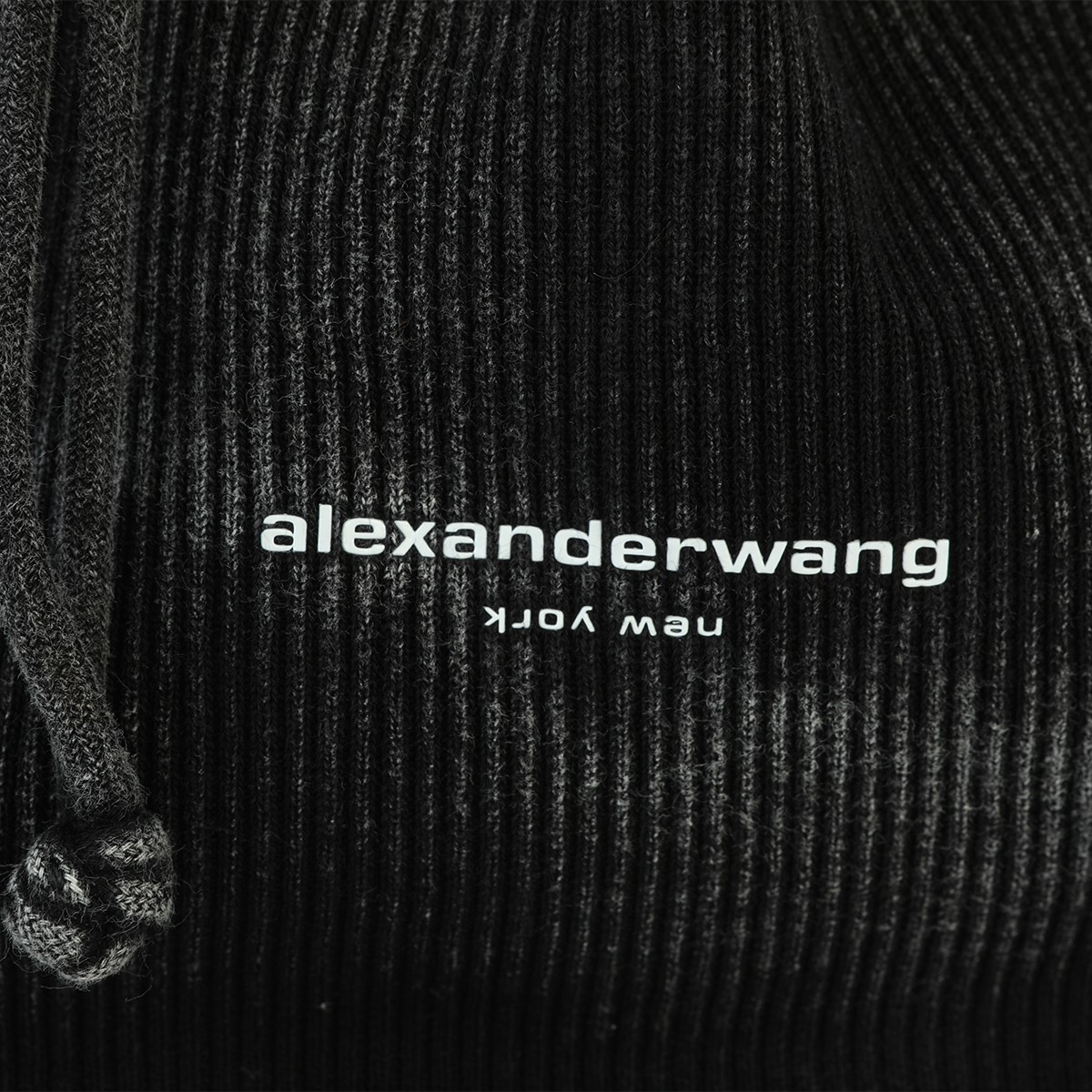 BLACK COTTON SATCHEL