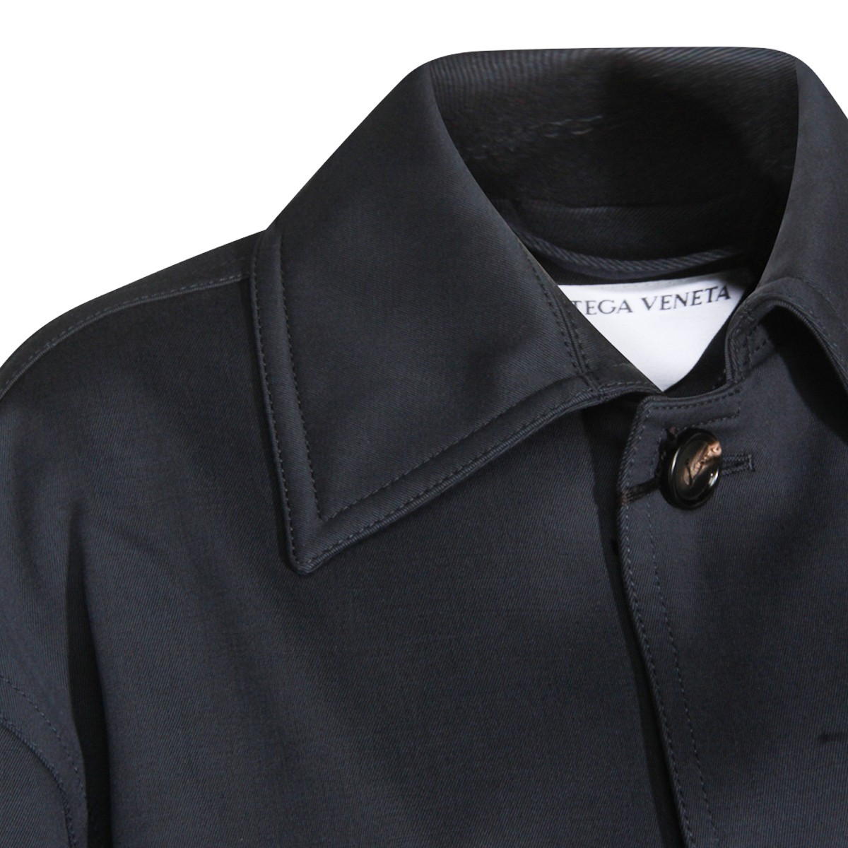 BLUE COTTON CASUAL JACKET