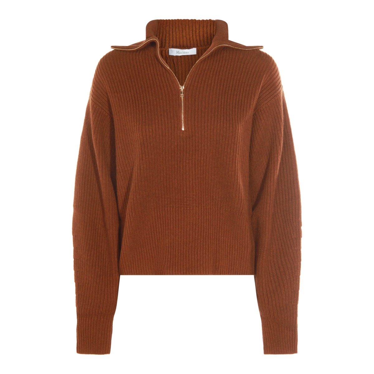 BROWN WOOL NADAR KNITWEAR