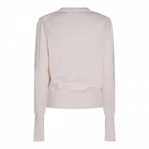 GREY MELANGE WOOL KNITWEAR