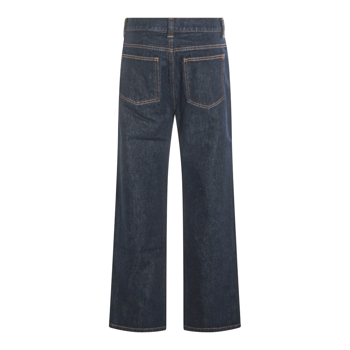 DARK BLUE COTTON JEANS
